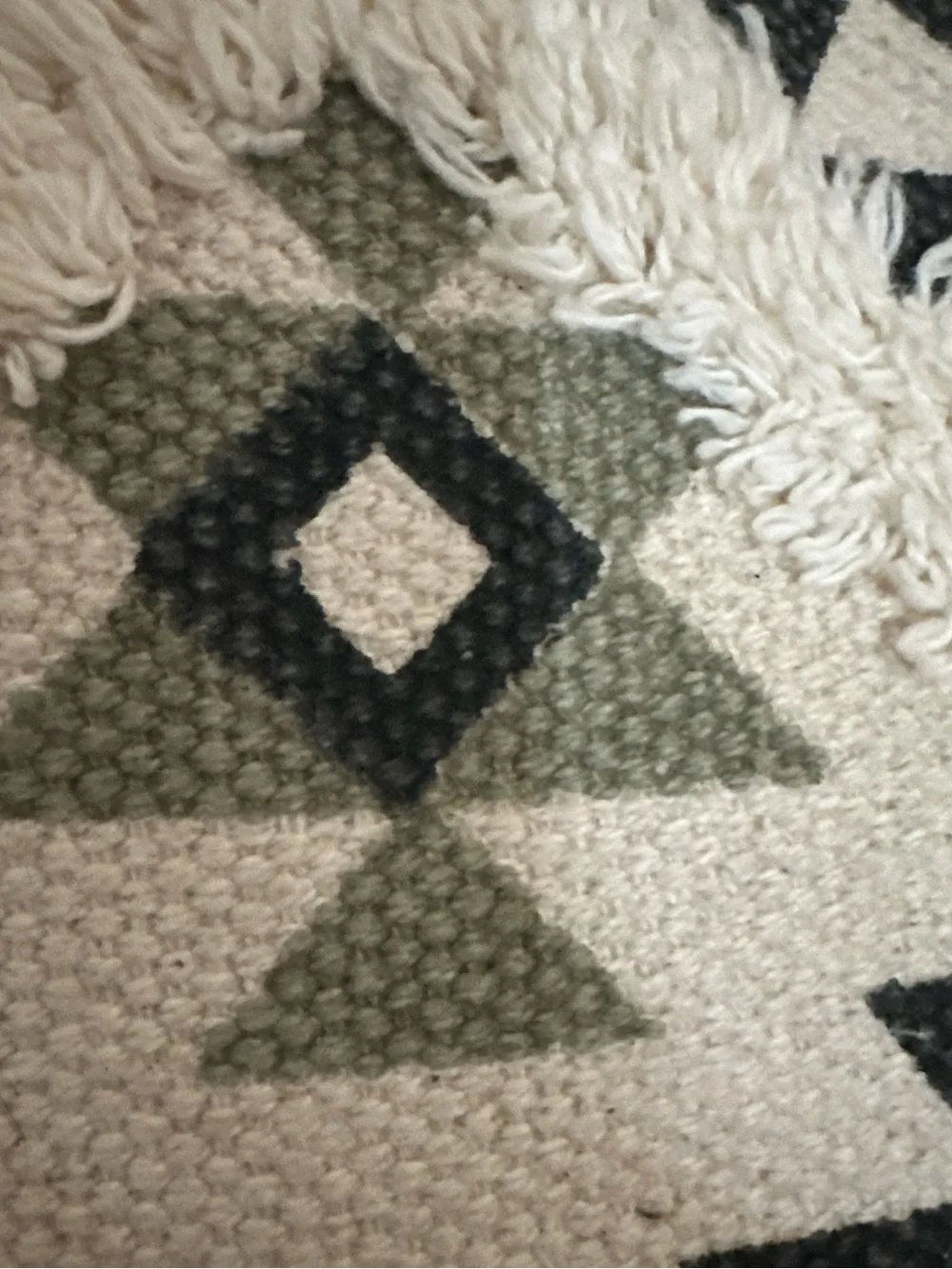 Boho Tribal Aztec Chevron 2 Accent Pillow Covers- Black, Cream, Olive